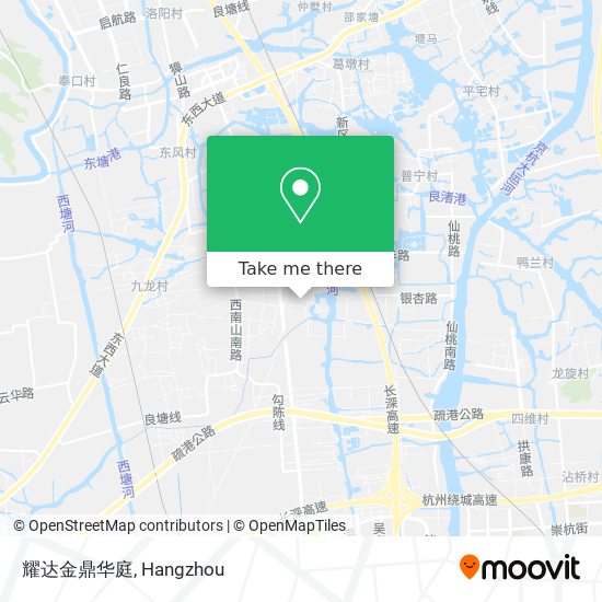 耀达金鼎华庭 map