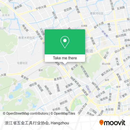 浙江省五金工具行业协会 map