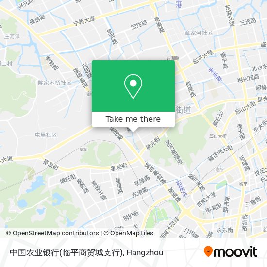 中国农业银行(临平商贸城支行) map
