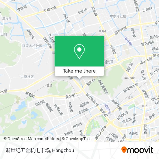 新世纪五金机电市场 map