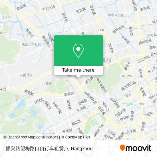 振兴路望梅路口自行车租赁点 map