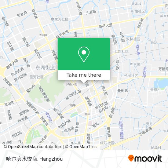 哈尔滨水饺店 map