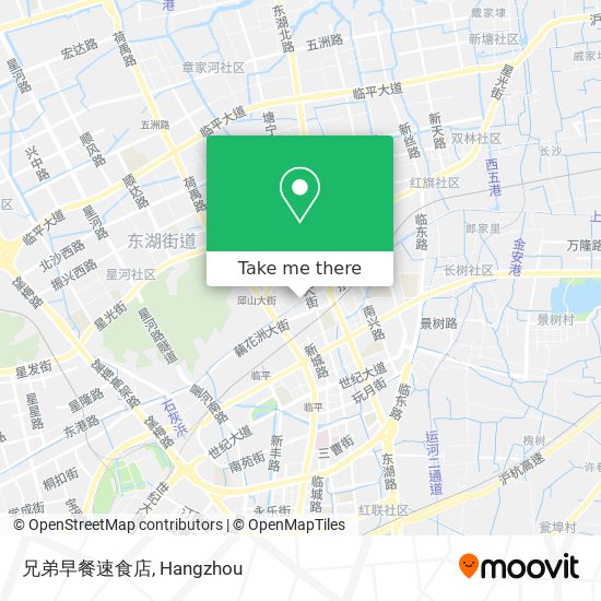 兄弟早餐速食店 map
