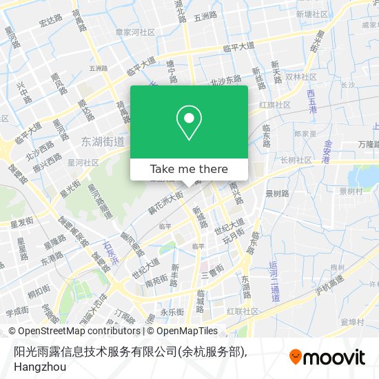 阳光雨露信息技术服务有限公司(余杭服务部) map
