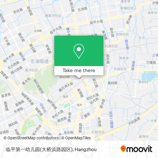 临平第一幼儿园(大桥浜路园区) map