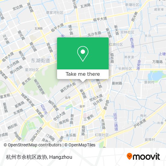 杭州市余杭区政协 map