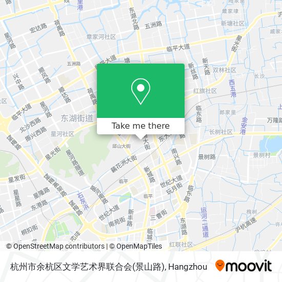杭州市余杭区文学艺术界联合会(景山路) map
