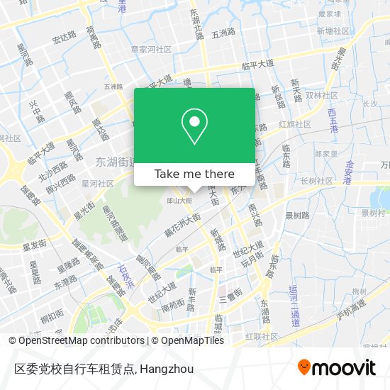 区委党校自行车租赁点 map