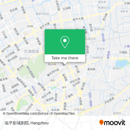 临平影城剧院 map