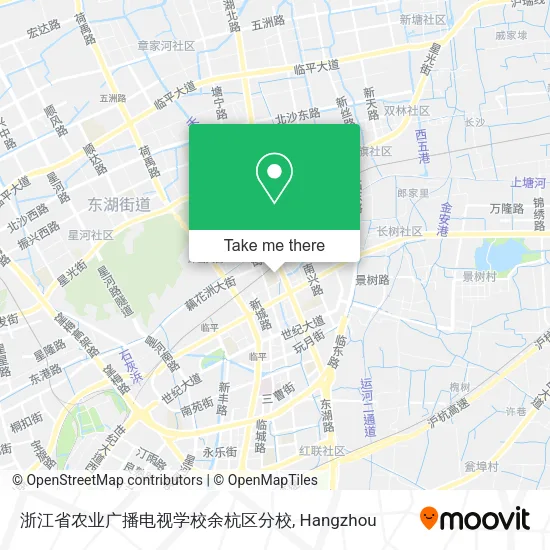 浙江省农业广播电视学校余杭区分校 map