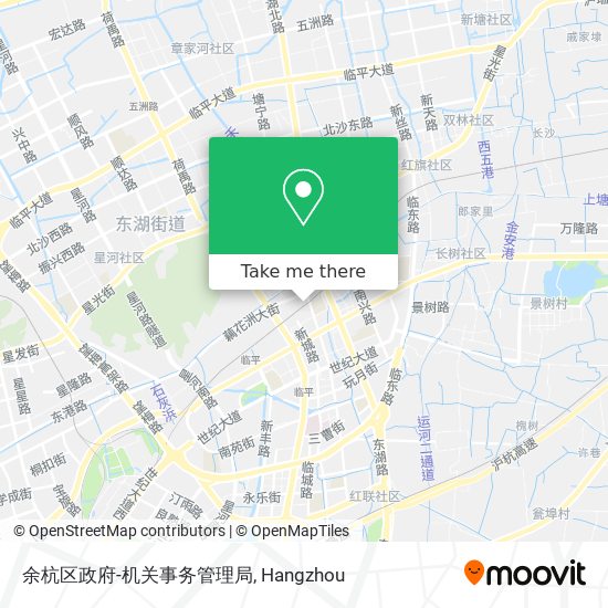 余杭区政府-机关事务管理局 map
