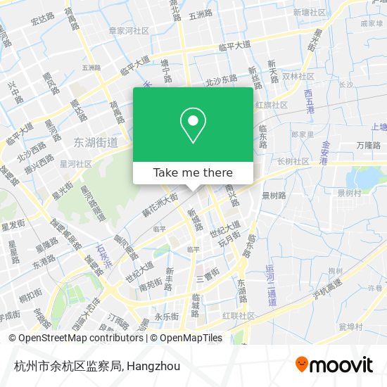 杭州市余杭区监察局 map