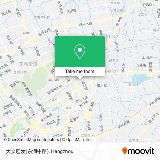 大众理发(东湖中路) map