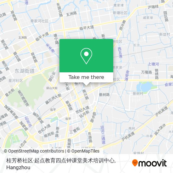 桂芳桥社区·起点教育四点钟课堂美术培训中心 map