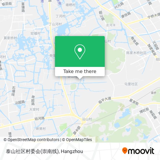 泰山社区村委会(崇南线) map