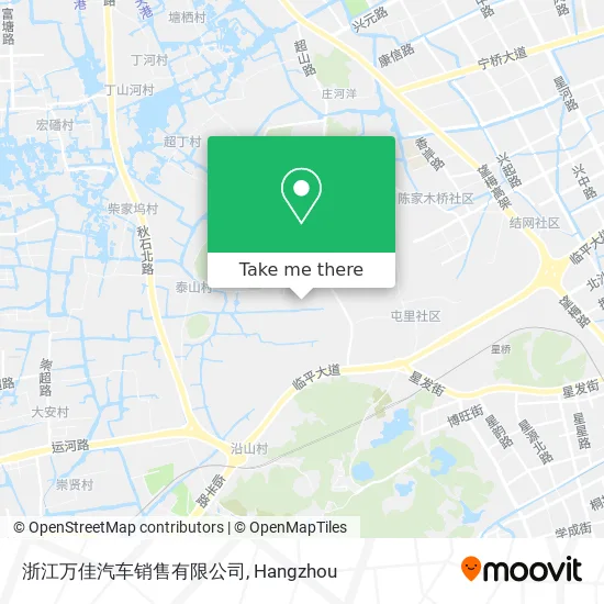 浙江万佳汽车销售有限公司 map