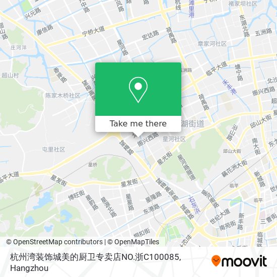 杭州湾装饰城美的厨卫专卖店NO.浙C100085 map