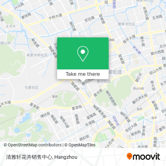 清雅轩花卉销售中心 map