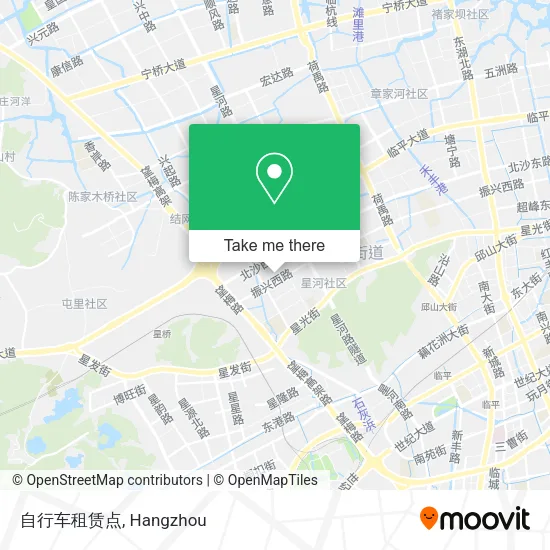 自行车租赁点 map