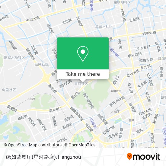 绿如蓝餐厅(星河路店) map