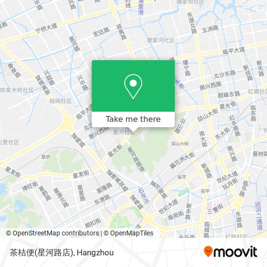 茶桔便(星河路店) map