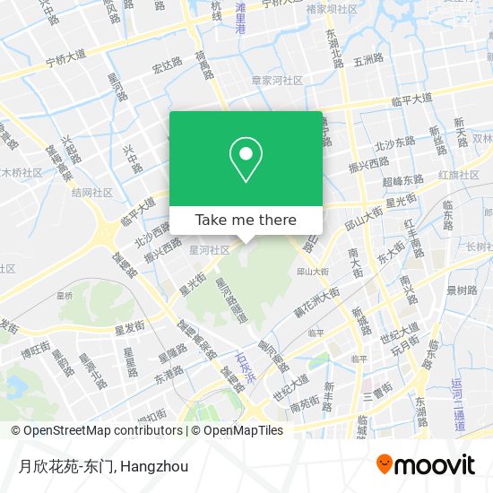 月欣花苑-东门 map