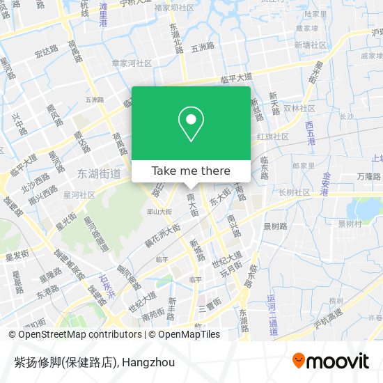 紫扬修脚(保健路店) map