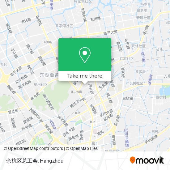 余杭区总工会 map
