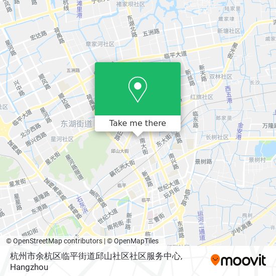 杭州市余杭区临平街道邱山社区社区服务中心 map