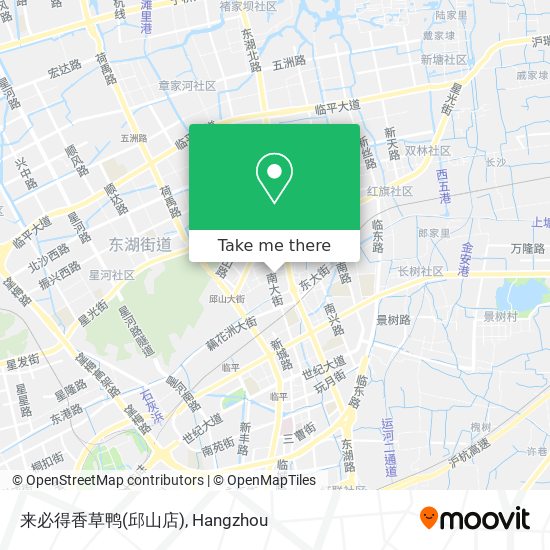 来必得香草鸭(邱山店) map