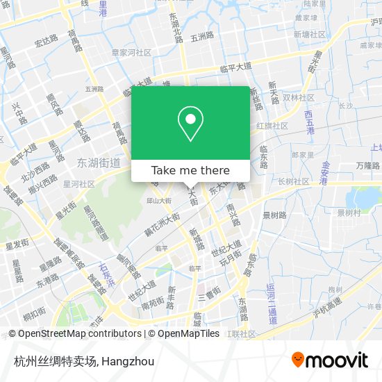 杭州丝绸特卖场 map