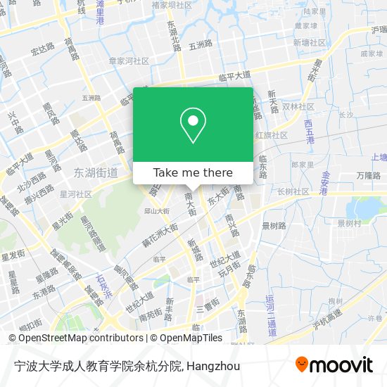 宁波大学成人教育学院余杭分院 map