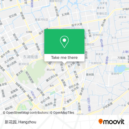 新花园 map