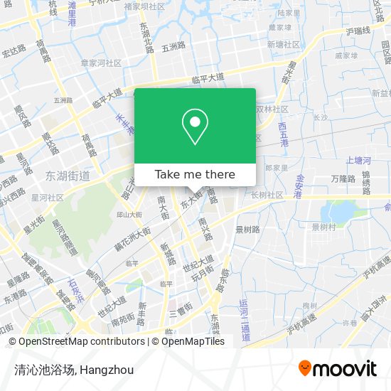 清沁池浴场 map