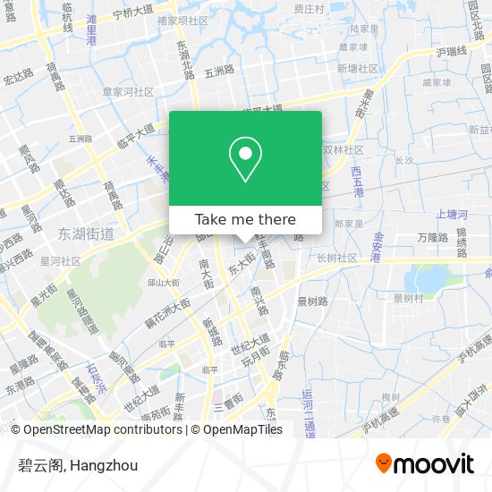 碧云阁 map