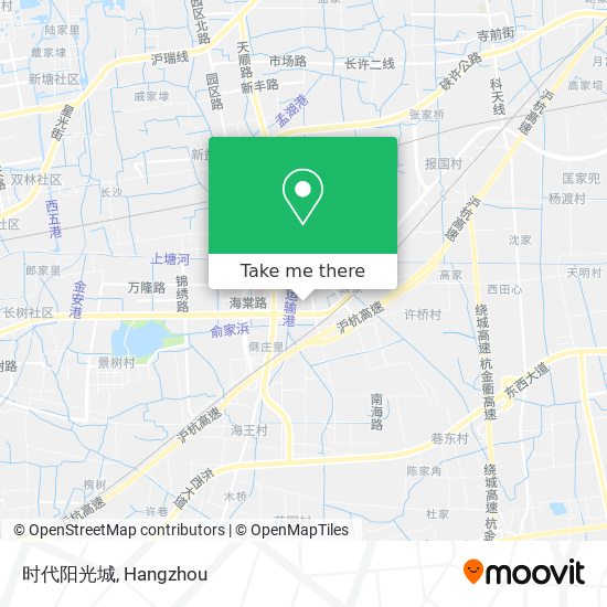 时代阳光城 map