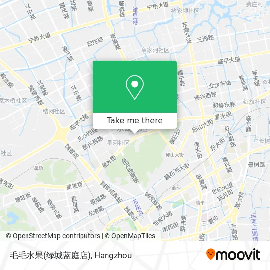 毛毛水果(绿城蓝庭店) map