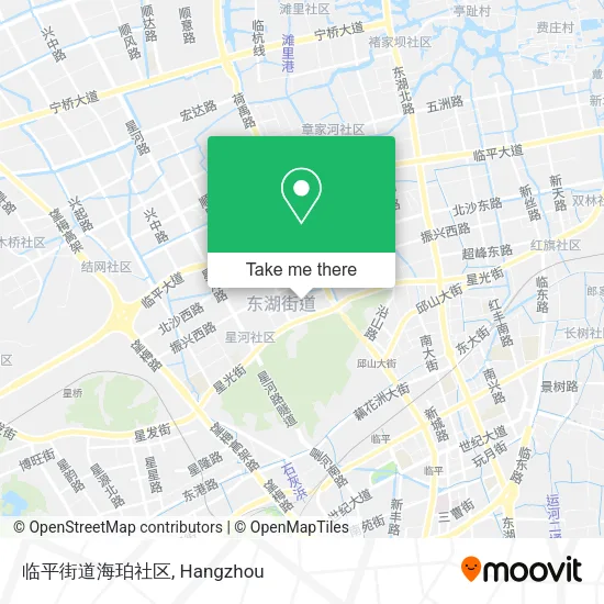 临平街道海珀社区 map