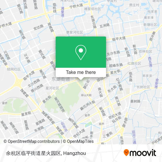 余杭区临平街道星火园区 map