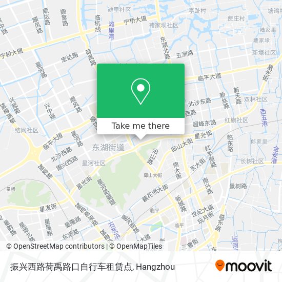 振兴西路荷禹路口自行车租赁点 map