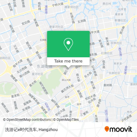 洗游记e时代洗车 map