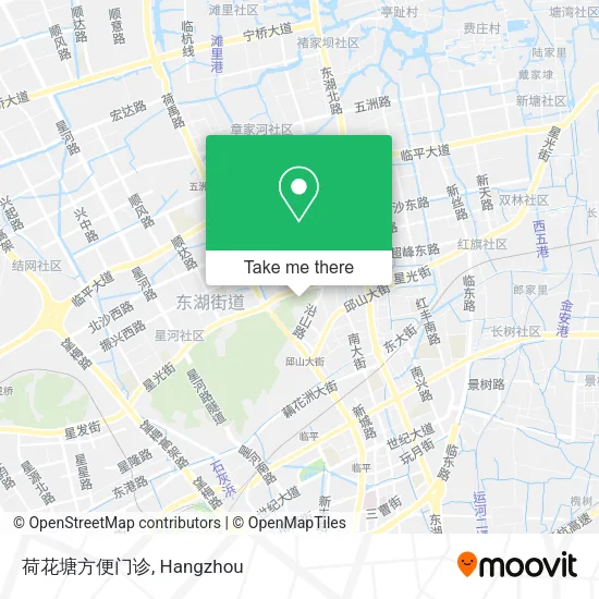荷花塘方便门诊 map