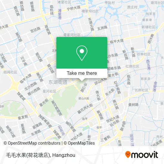 毛毛水果(荷花塘店) map