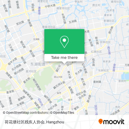 荷花塘社区残疾人协会 map