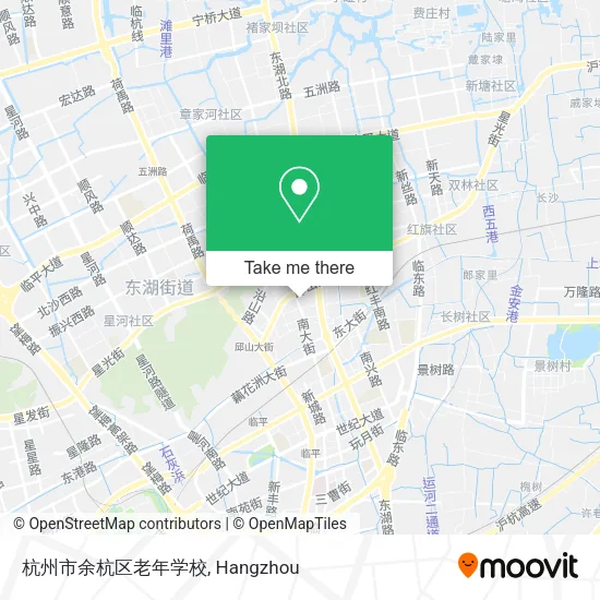 杭州市余杭区老年学校 map