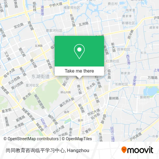 尚同教育咨询临平学习中心 map