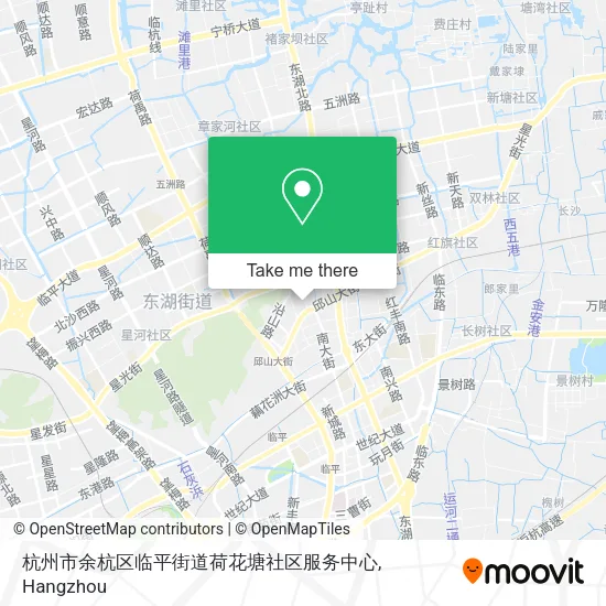 杭州市余杭区临平街道荷花塘社区服务中心 map
