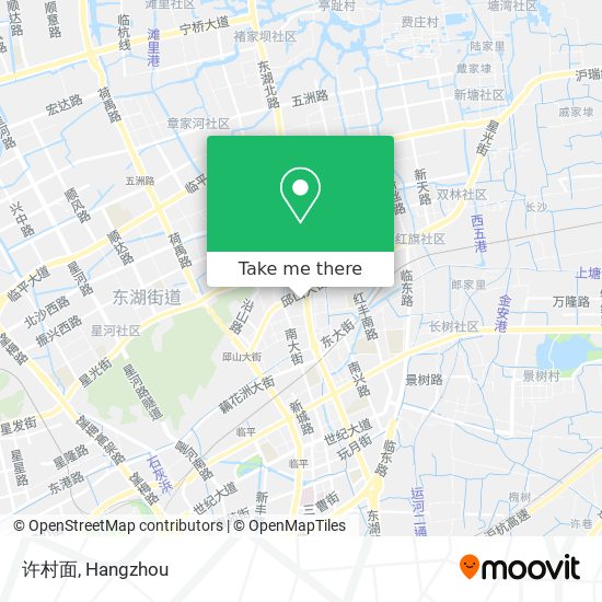 许村面 map
