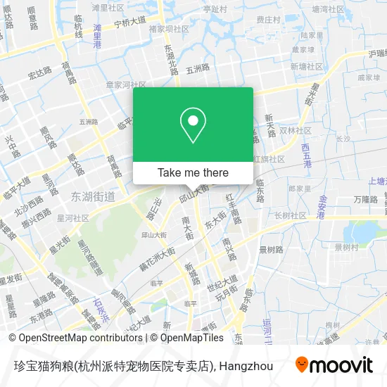 珍宝猫狗粮(杭州派特宠物医院专卖店) map