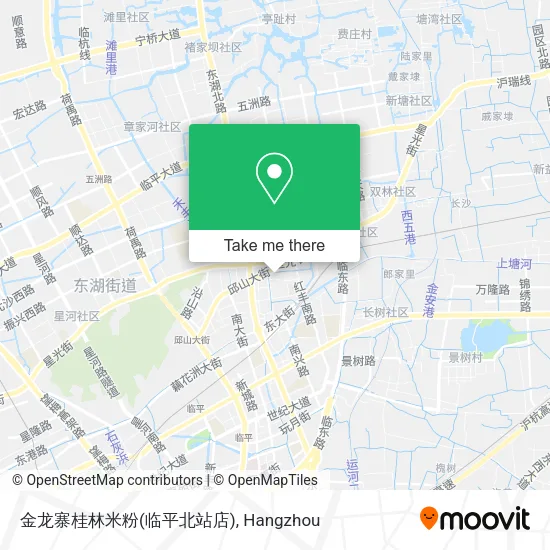 金龙寨桂林米粉(临平北站店) map